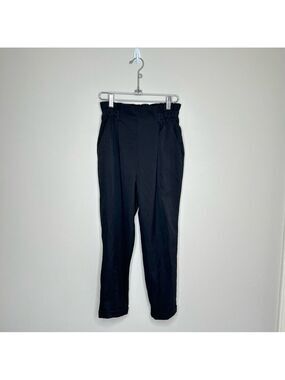Sienna Sky Black Paper Bag Slim Leg Pants Small